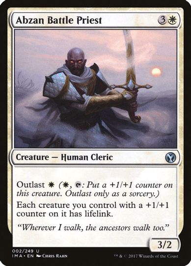 Abzan Battle Priest (2) [Iconic Masters]