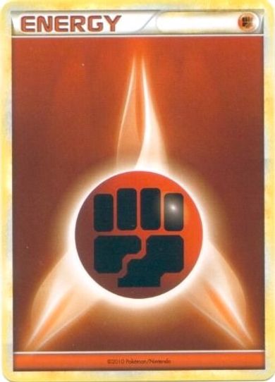 Fighting Energy (2010 Unnumbered HGSS Style Non Holo) [League & Championship Cards]