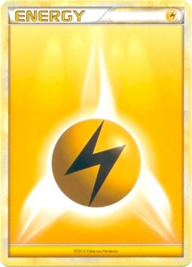 Lightning Energy (2010 Unnumbered HGSS Style Non Holo) [League & Championship Cards]