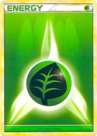 Grass Energy (2010 Unnumbered HGSS Style Non Holo) [League & Championship Cards]