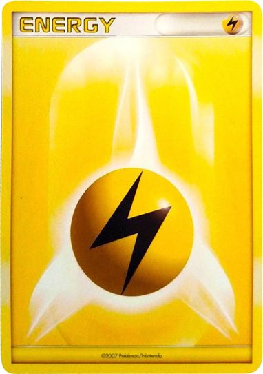 Lightning Energy (2007 Unnumbered D/P Style Non Holo) [League & Championship Cards]