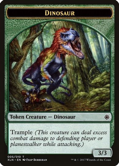 Dinosaur Token (5) [Ixalan]