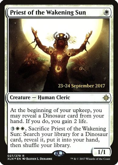 Priest of the Wakening Sun (27) [Prerelease Cards]