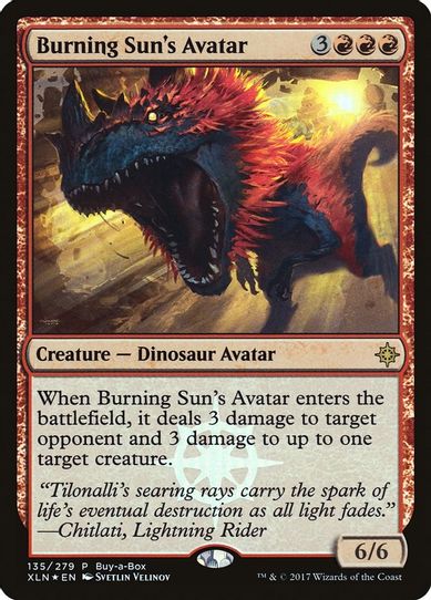 Burning Sun's Avatar (135) [Buy-A-Box Promos]