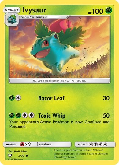 Ivysaur (2/73) Sun & Moon: Shining Legends]