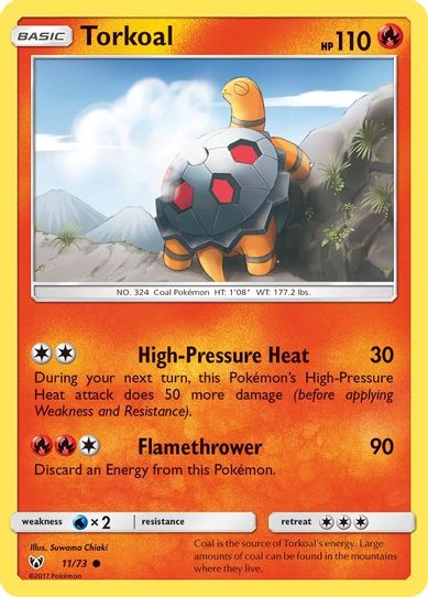 Torkoal (11/73) Sun & Moon: Shining Legends]