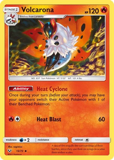 Volcarona (13/73) Sun & Moon: Shining Legends]