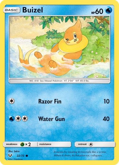 Buizel (22/73) Sun & Moon: Shining Legends]
