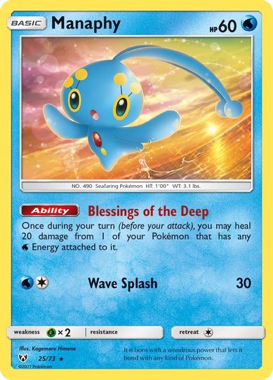 Manaphy (25/73) Sun & Moon: Shining Legends]