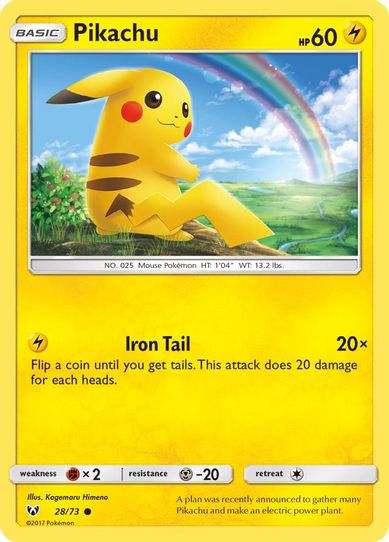 Pikachu (28/73) Sun & Moon: Shining Legends]