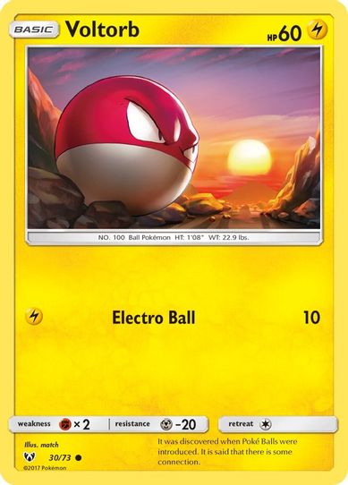 Voltorb (30/73) Sun & Moon: Shining Legends]