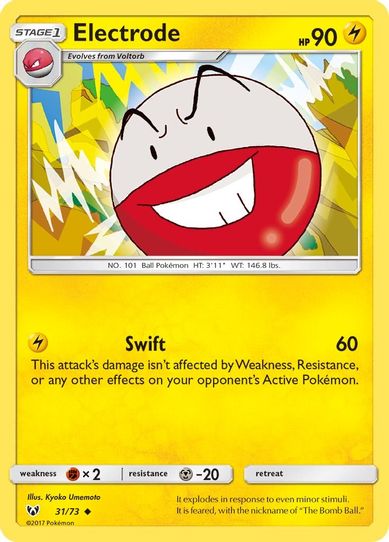 Electrode (31/73) Sun & Moon: Shining Legends]