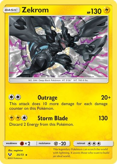 Zekrom (35/73) Sun & Moon: Shining Legends]