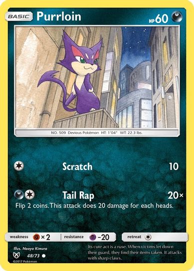 Purrloin (48/73) Sun & Moon: Shining Legends]