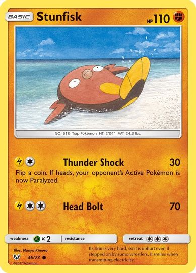 Stunfisk (46/73) Sun & Moon: Shining Legends]