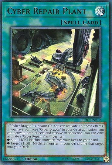 Cyber Repair Plant (UR) (LEDD-ENB12) [Legendary Dragon Decks]