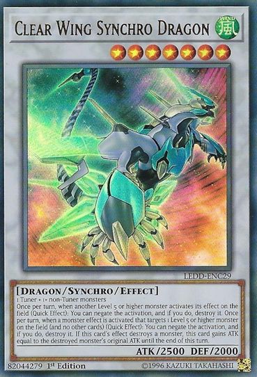 Clear Wing Synchro Dragon (LEDD-ENC29) [Legendary Dragon Decks]