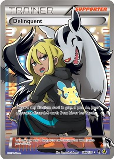 Delinquent b/ (Full Art) (98b/122) [Alternate Art Promo]