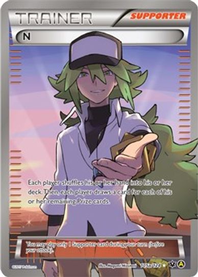 N (Supporter) a/ (105a/124) [Alternate Art Promo]