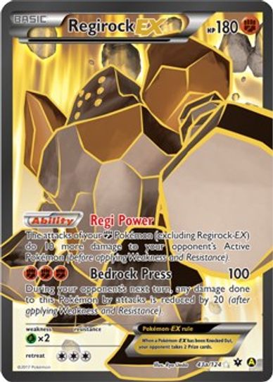 Regirock EX (43a) [Alternate Art Promo]