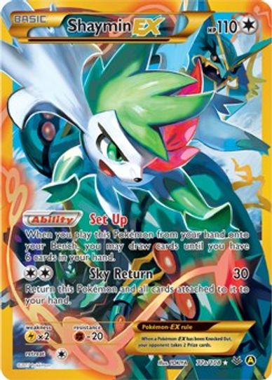 Shaymin EX a/ (77a/108) [Alternate Art Promo]