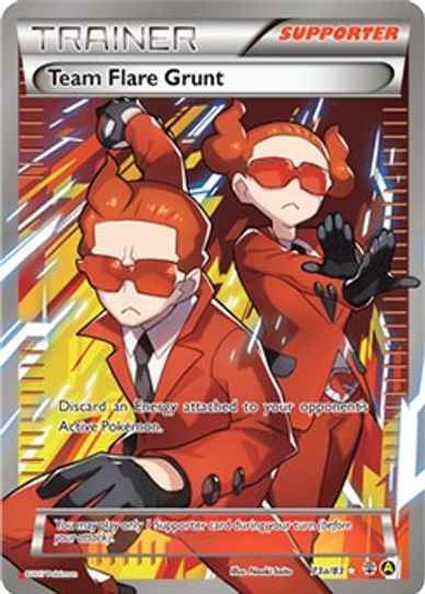 Team Flare Grunt a/ (73a/83) [Alternate Art Promo]