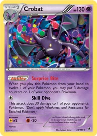 Crobat (Cosmos Holo) (33) [Miscellaneous Cards & Products]