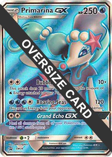 Primarina GX 39 (SM Black Star Promo) (SM39) [First Partner Pack Jumbo Cards]