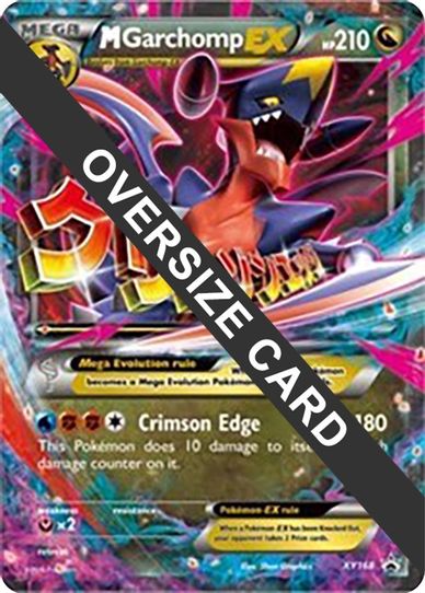 M Garchomp EX XY168 (XY Black Star Promo) (XY168) [First Partner Pack Jumbo Cards]
