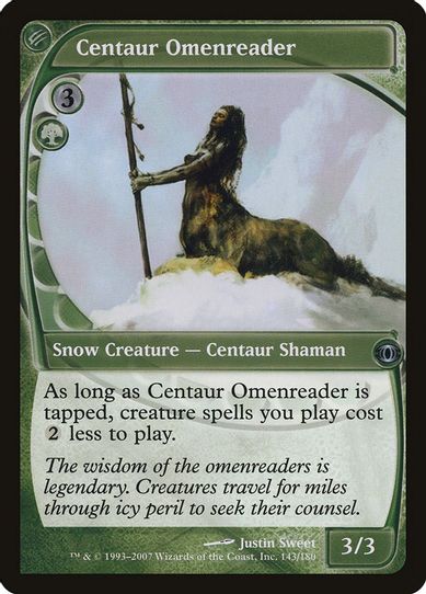 Centaur Omenreader (143) [Future Sight]