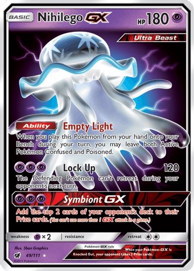 Nihilego GX - 49/111 - Ultra Rare - Pokemon Singles » SM - Crimson