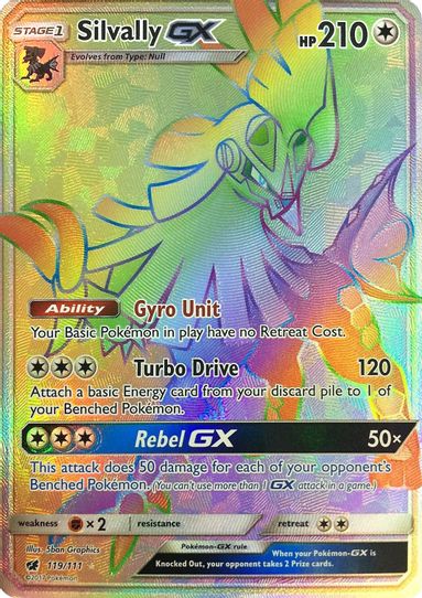 Silvally GX (Secret) (119/111) [Sun & Moon: Crimson Invasion]