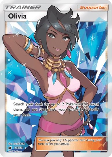Olivia (Full Art) (111/111) [Sun & Moon: Crimson Invasion]