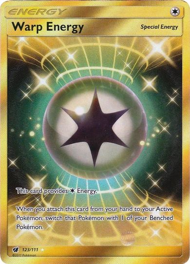 Warp Energy (Secret) (123/111) [Sun & Moon: Crimson Invasion]