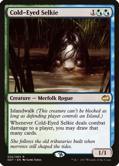 Cold-Eyed Selkie (25) [Duel Decks: Merfolk vs. Goblins]