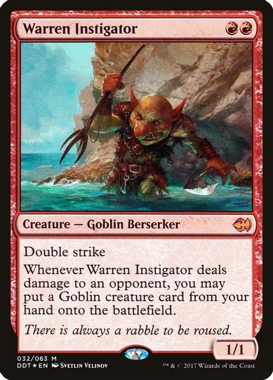 Warren Instigator (32) [Duel Decks: Merfolk vs. Goblins]