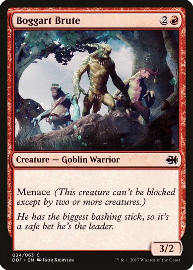 Boggart Brute (34) [Duel Decks: Merfolk vs. Goblins]