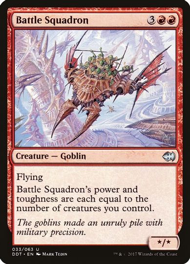 Battle Squadron (33) [Duel Decks: Merfolk vs. Goblins]