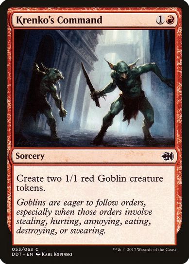 Krenko's Command (53) [Duel Decks: Merfolk vs. Goblins]