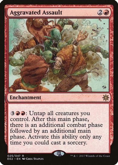 Aggravated Assault (25) [Explorers of Ixalan]