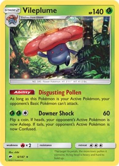 Vileplume (Prerelease Kit Exclusive) (6/203) [Deck Exclusives]