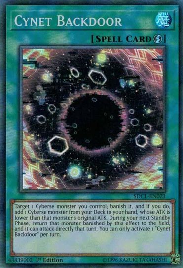Cynet Backdoor (SDCL-EN023) [Structure Deck: Cyberse Link]