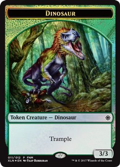Dinosaur // Treasure Token (11) [FNM Promos]
