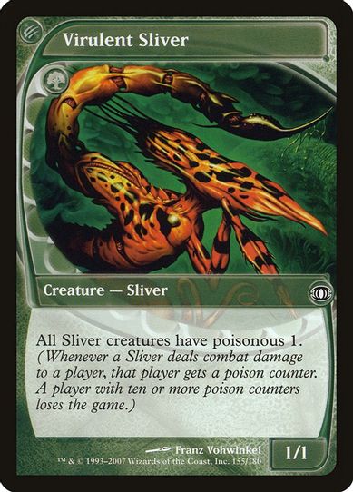 Virulent Sliver (155) [Future Sight]