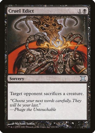 Cruel Edict (133) [10th Edition]
