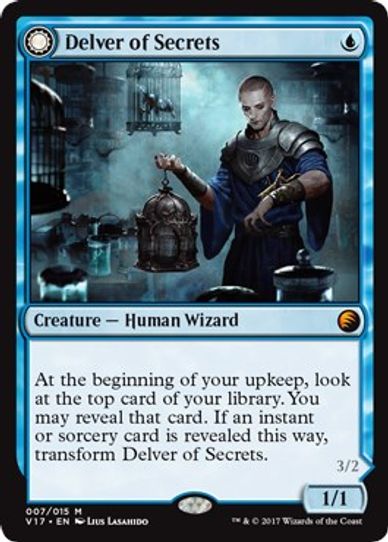 Delver of Secrets (7) [From the Vault: Transform]