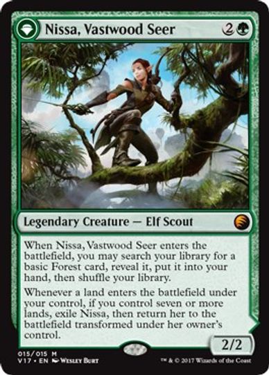 Nissa, Vastwood Seer (15) [From the Vault: Transform]