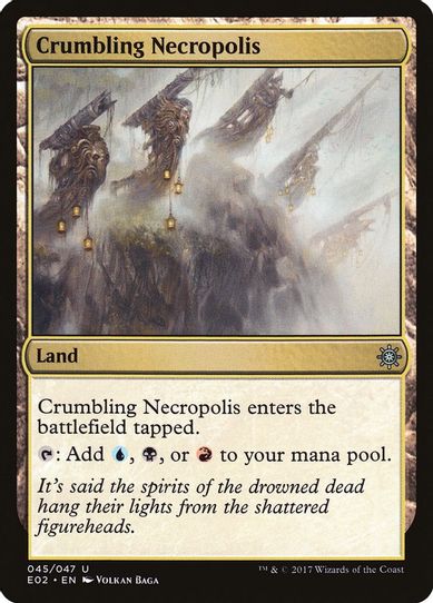 Crumbling Necropolis (45) [Explorers of Ixalan]