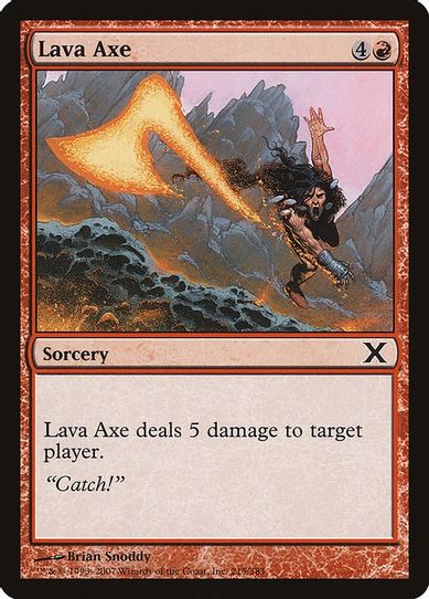Lava Axe (215) [10th Edition]