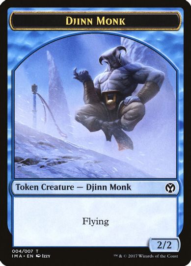 Djinn Monk Token (4) [Iconic Masters]